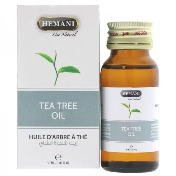 Huile d'arbre à thé pour boutons et acné 30 ml- Hemani