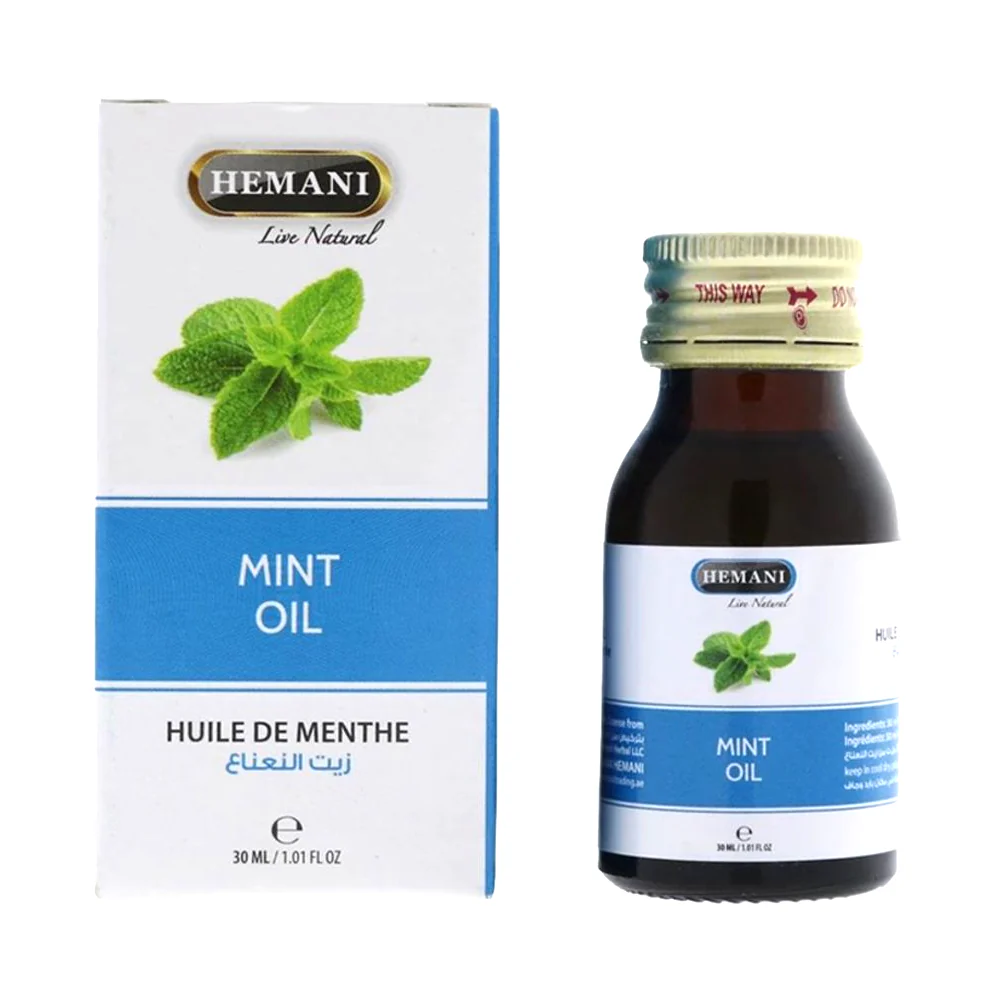 Huile essentielle de menthe poivrée naturelle Hemani - 30 ml